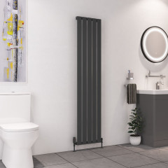 Dedington 1800 x 390mm Radiator - Matt Anthracite