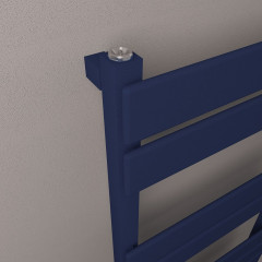 Dedington 1800 x 500mm Towel Rail - Matt Cobalt Blue