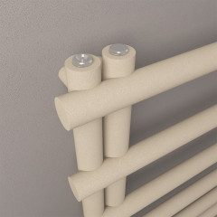 Marlow E-Style 1750 x 500mm Towel Rail - Matt Cappuccino