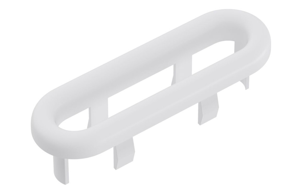 River Overflow Oval Ring Tilia - White