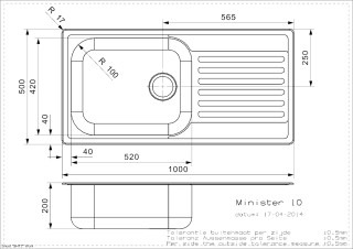 Minister  Reversible Line Drawing