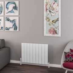 Withington 600 x 850mm Aluminium Radiator - Matt White