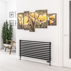 Murano 600 x 1200mm Radiator - Matt Black
