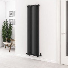 Murano 1800 x 510mm Radiator - Matt Black