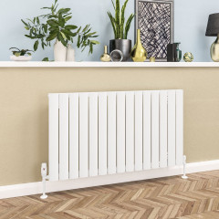 Sandhurst 600 x 1045mm Aluminium Radiator - Matt White