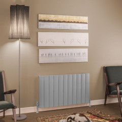 Tordino 600 x 1040mm Aluminium Radiator - Matt Grey