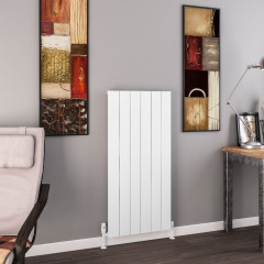Charlton 1200 x 565mm Aluminium Radiator - Matt White