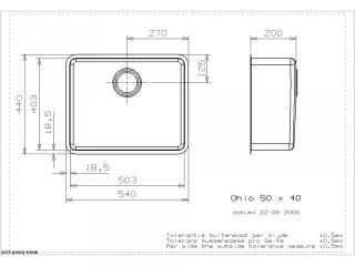 Ohio 50x40 - Line Drawing