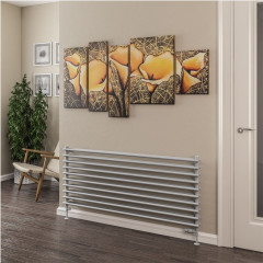 Murano 600 x 1400mm Radiator - Matt Grey