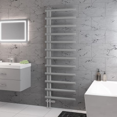 Marlow E-Style 1750 x 600mm Towel Rail - Matt Grey