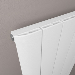 Withington 1200 x 565mm Aluminium Radiator - Matt White