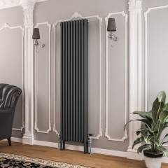Imperia 3 Column Radiator 1800 x 470mm - Matt Anthracite