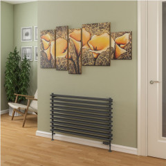 Murano 600 x 1000mm Radiator - Matt Anthracite