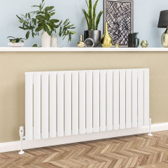Sandhurst 600 x 1255mm Aluminium Radiator - Matt White