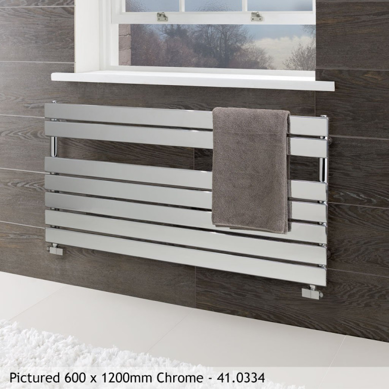 Staverton Tube On Tube 600 x 1200mm - Chrome