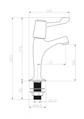 TAP172LE - Technical Drawing