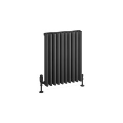 Witney 600 x 470mm Aluminium Radiator - Matt Anthracite