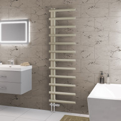 Marlow E-Style 1750 x 500mm Towel Rail - Matt Cappuccino